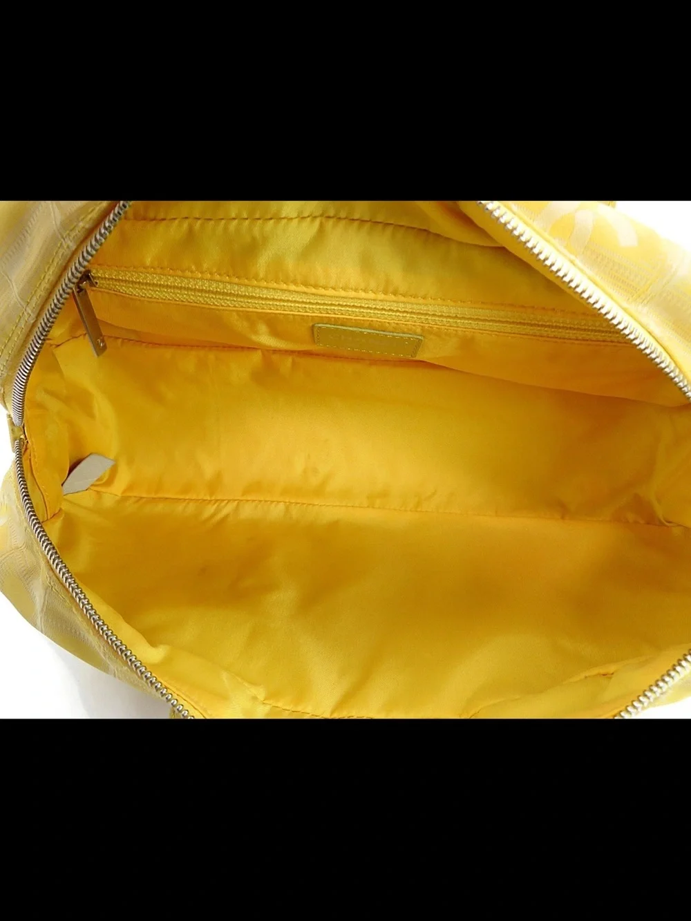 CHANEL Yellow Patterned Shoulder Bag - Picture 12 of 16